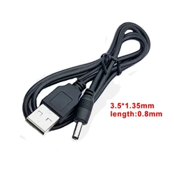 USB 2.0 A Male to DC 2.0*0.6mm 2.5*0.7mm 3.5*1.35mm 4.0*1.7mm 5.5*2.1mm 5 Volt DC Barrel Jack Power Cable Connector Charger Cord