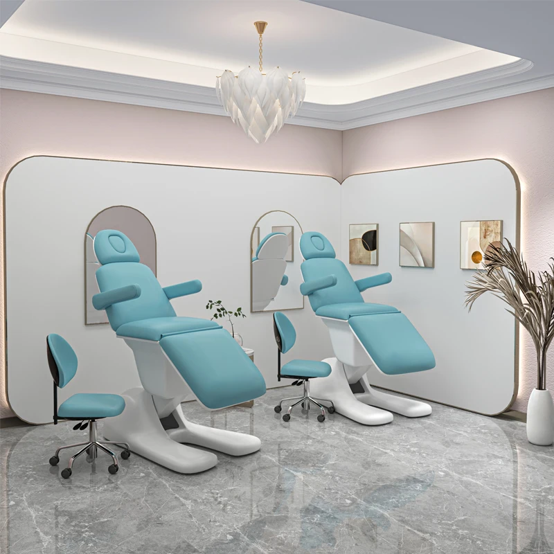 Modern Premium Massage Bed Convertible Design Multifunction Arm Lash Bed Luxury Unique Lit Esthétique Beauty Salon Furniture