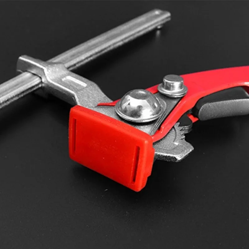 งานไม้เดสก์ท็อป Quick Acting กด Clamps งานไม้คลิปแกะสลัก Routing ม้านั่งสุนัข Clamps