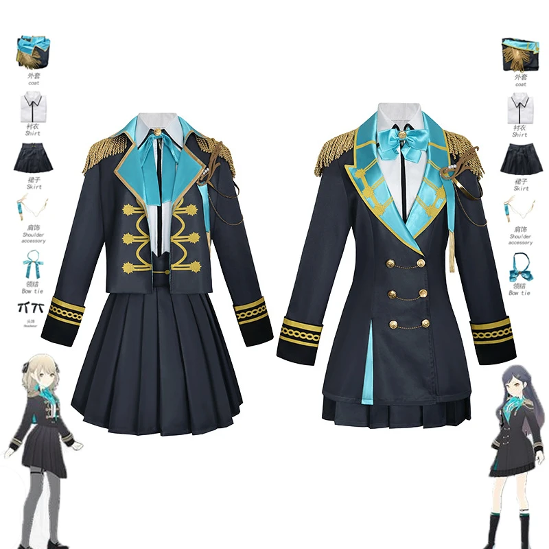 

ANIMECC in Stock XS-2XL Shiraishi An Azusawa Kohane Cosplay Anime Game Project Sekai Colorful Stage Halloween Party for Women