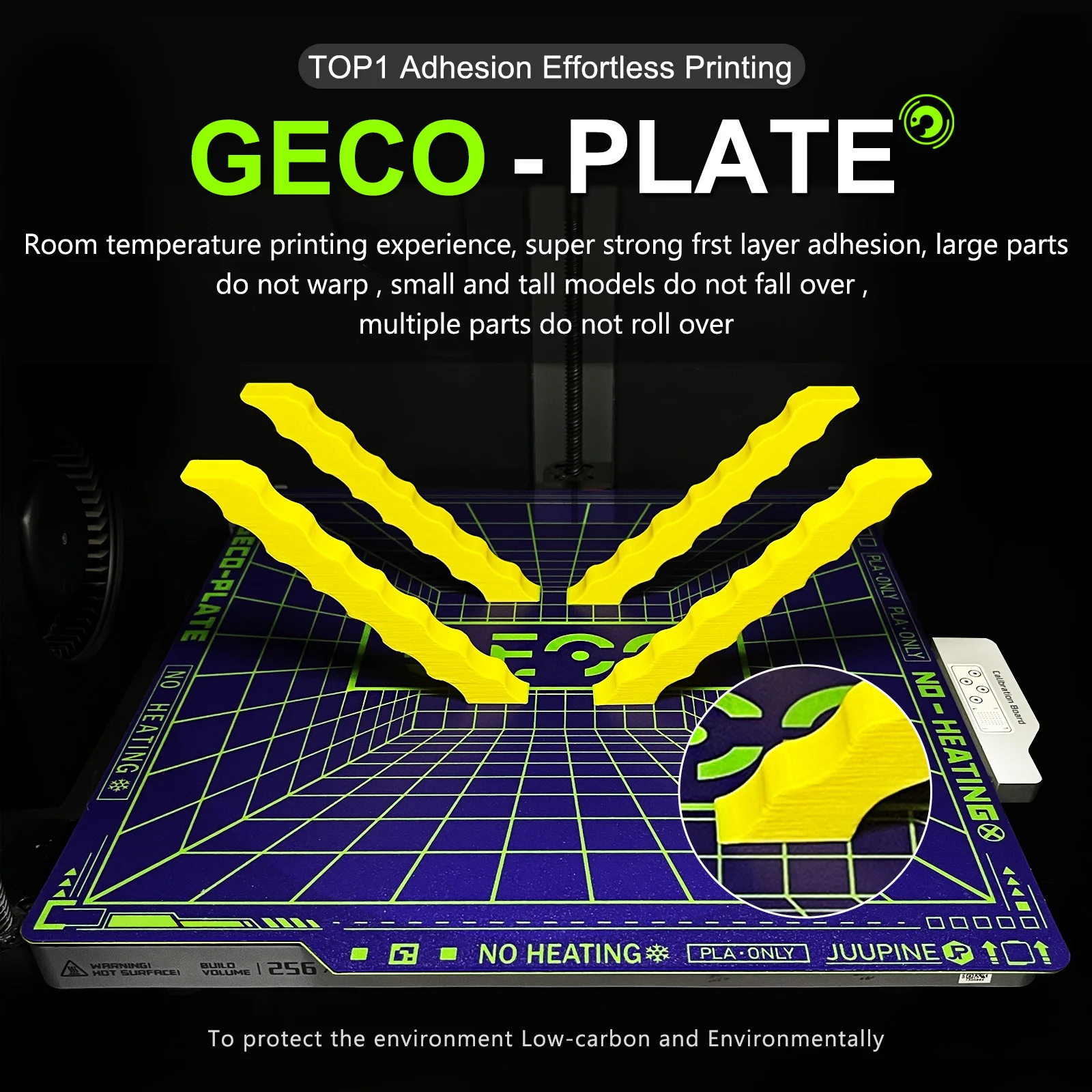 Juupine GECO Plate For Bambu Lab A1 Mini Build Plate PLA Bed