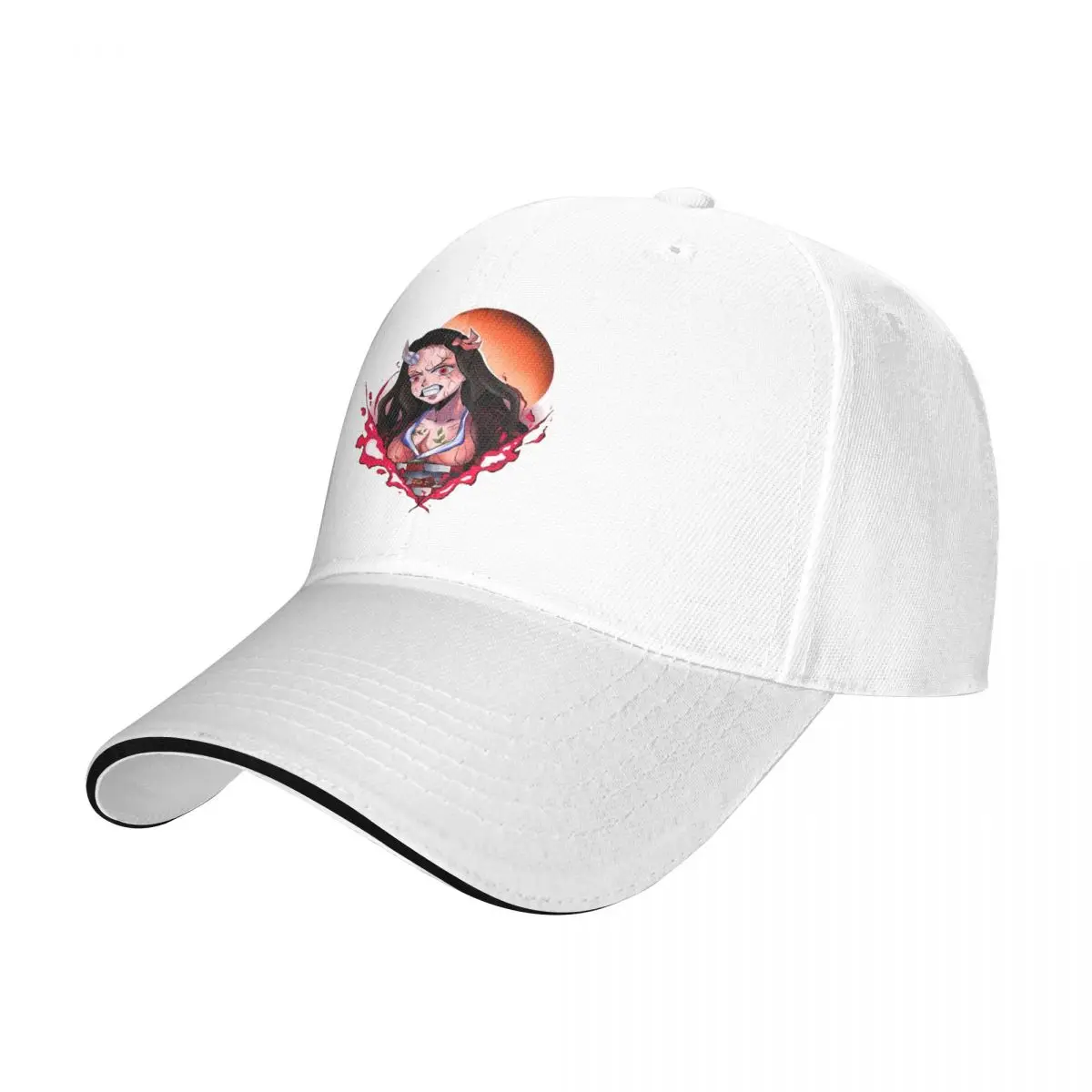 Demon Slayers Nezuko Comic Baseball Cap Casual Anime Sandwich Hat Unisex Breathable Caps Hat Sport