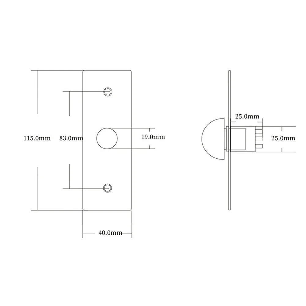 304 Stainless Steel Mushroom Head Button Switch for ACS Door Exit Control with 12VDC Input and Dual NO/NC Output Options