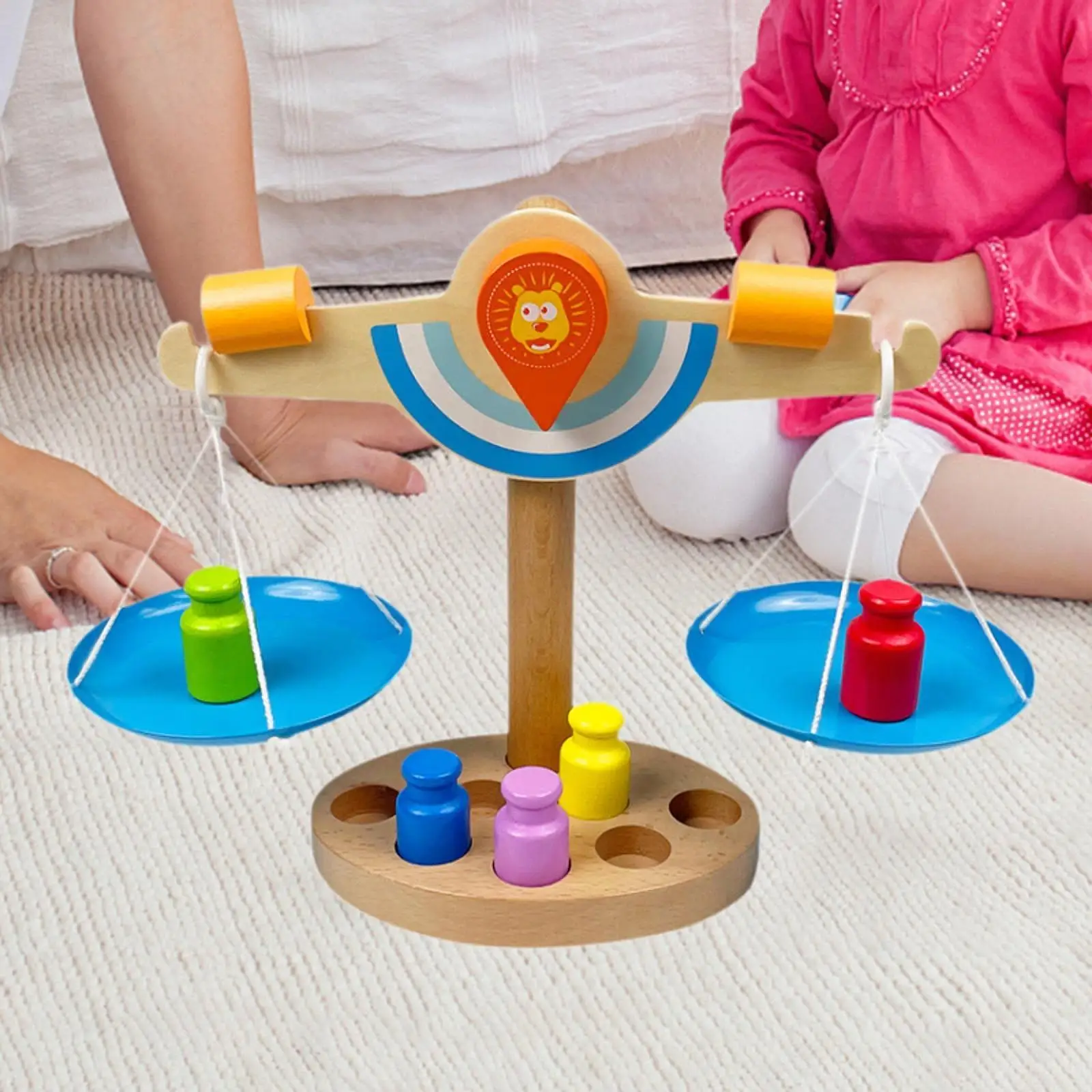 Balance Scale Toy Learning Toy Fun Math Toy Educational Weighing Scale Toy with