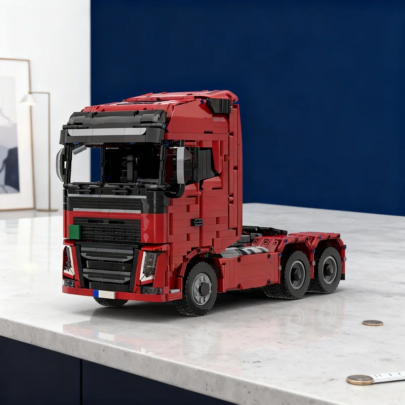 

2636 деталей MOC Volvo FH16 750 Грузовик 6X4, Техническая модель, Конструктор, Креативный подарок, Декор для демонстрации, Сборная модель премиум-класса для взрослых