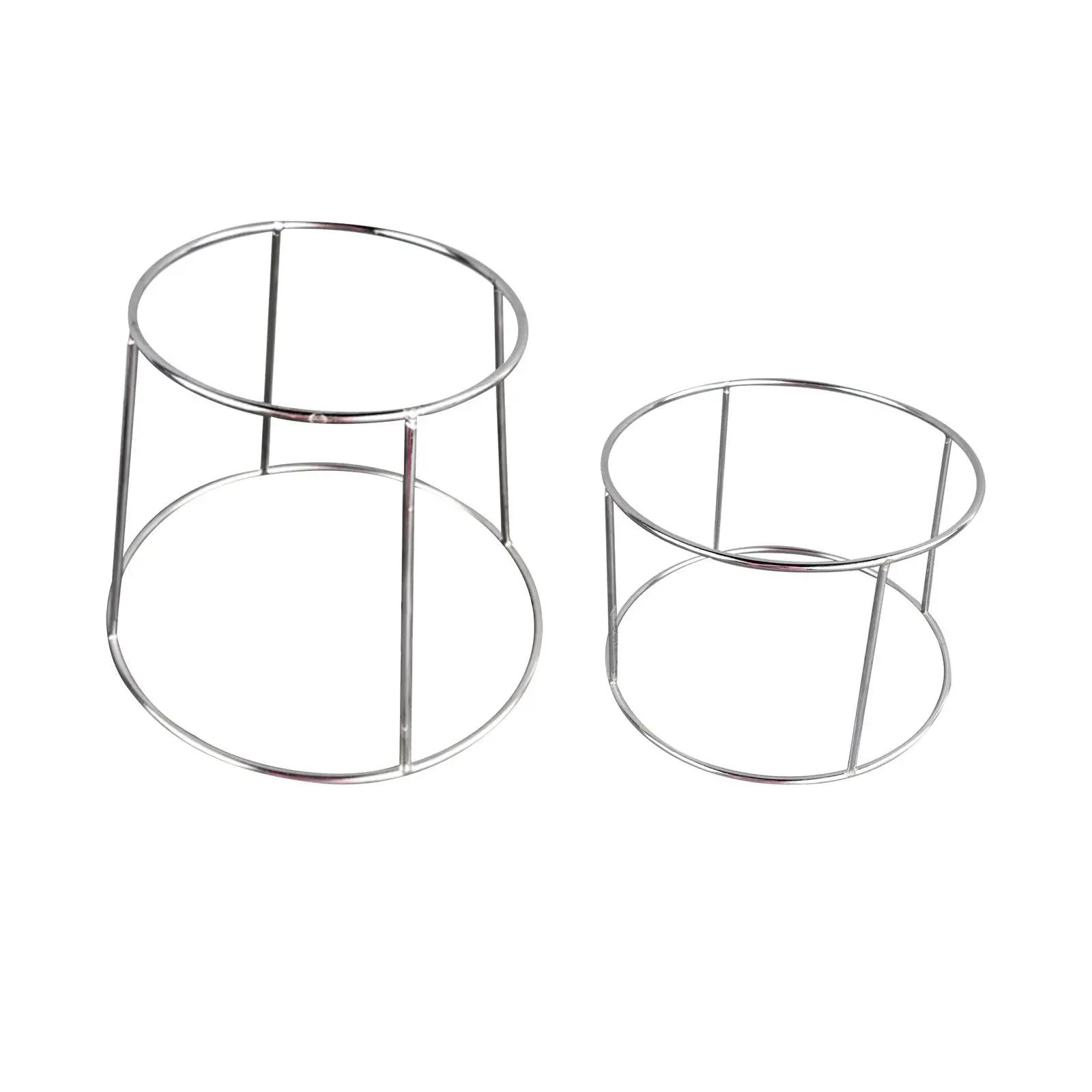 2 Tier Seafood Tray Rack Riser Multipurpose Food Serving Riser Wire Metal Pizza Tray Holder for Dessert Snack Pizza Seafood Cafe