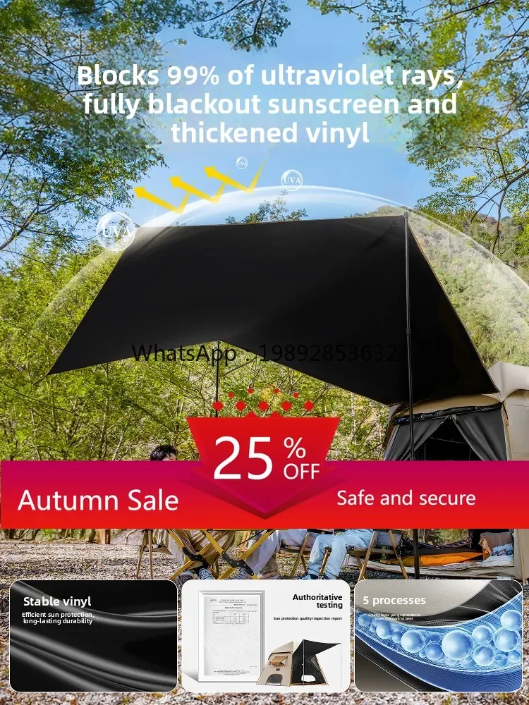 LYY Tent Outdoor Portable Folding Canopy Camping Gear Full Set Automatic Camping Overnight Thickened Rainproof