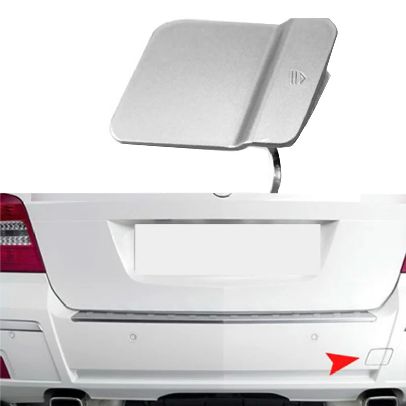 

2048853223 Towing Cap Rear Bumper Tow Hook Cover Tow Hook Cover For Mercedes GLK X204 GLK300 GLK350 2008-2012 Silver