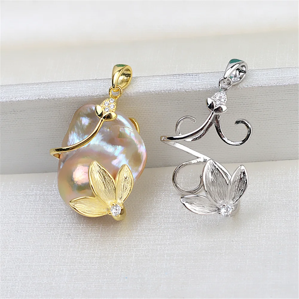 

14k Gold Plated Pins Bail Top Drilled Beads End Caps Pendant Charms Connectors for DIY Jewelry Making Pearl Pendant Setting