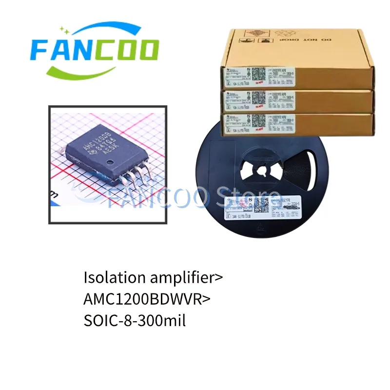 5pcs AMC1200BDWVR SOIC-8-300mil Original marking code AMC1200B sop-8 200uV