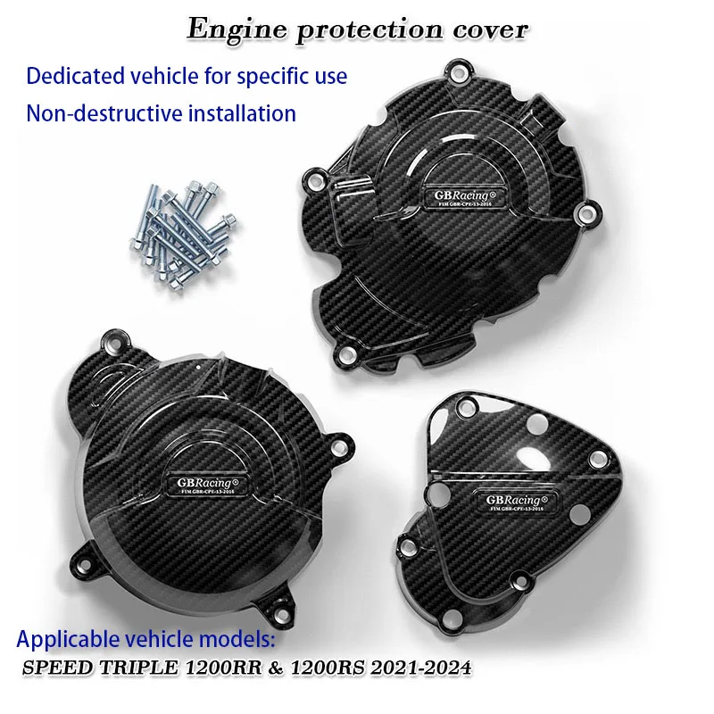 ل انتصار سرعة الثلاثي 1200RR 1200RS 2021-2024 ل GB سباق محرك دراجة نارية الغطاء الواقي