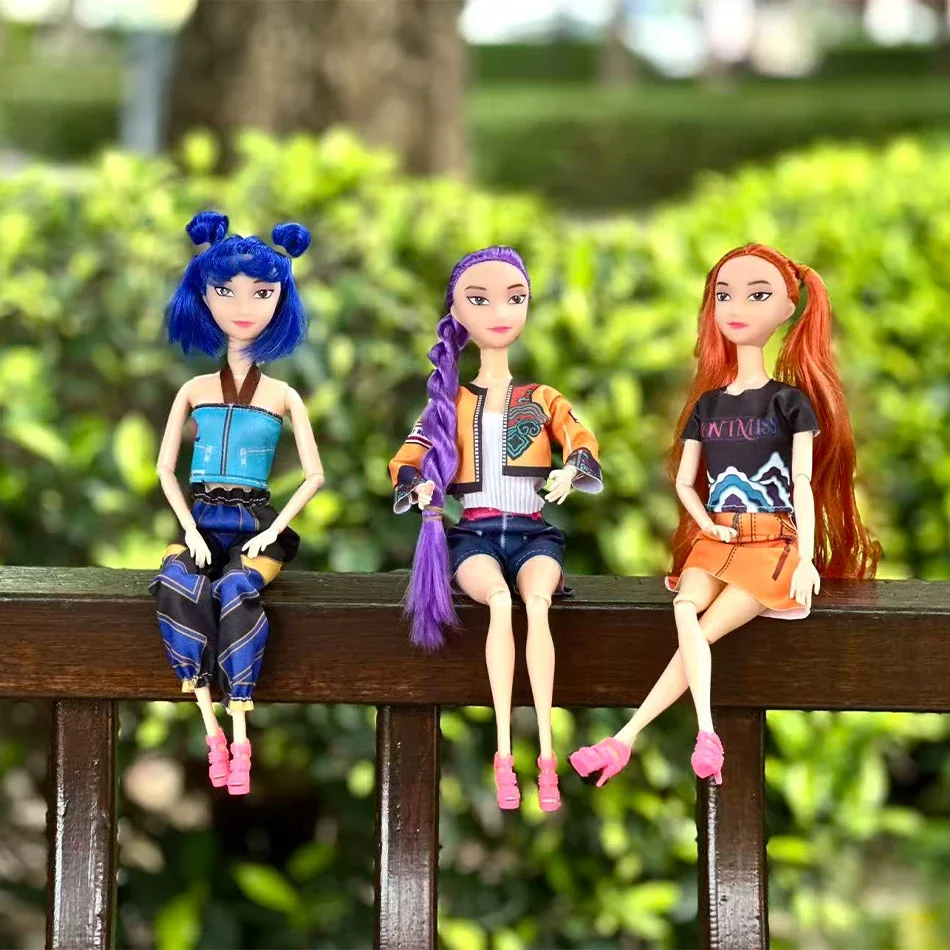 2026% حار أنيمي KPop شيطان الصيادين دمية لعبة من الفينيل رومي ميرا زوي شخصية قناع الفينيل تمثال هدية عيد ميلاد مروحة نادي الهدايا _ @ #2