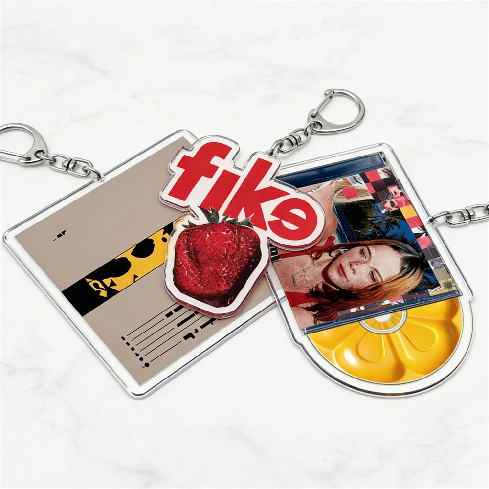 Hot Aesthetic Rap Music Keychain for Accessories Kevin Abstract Sunburn Dont Forget about Me Keyring Jewelry Friends Fans Gifts