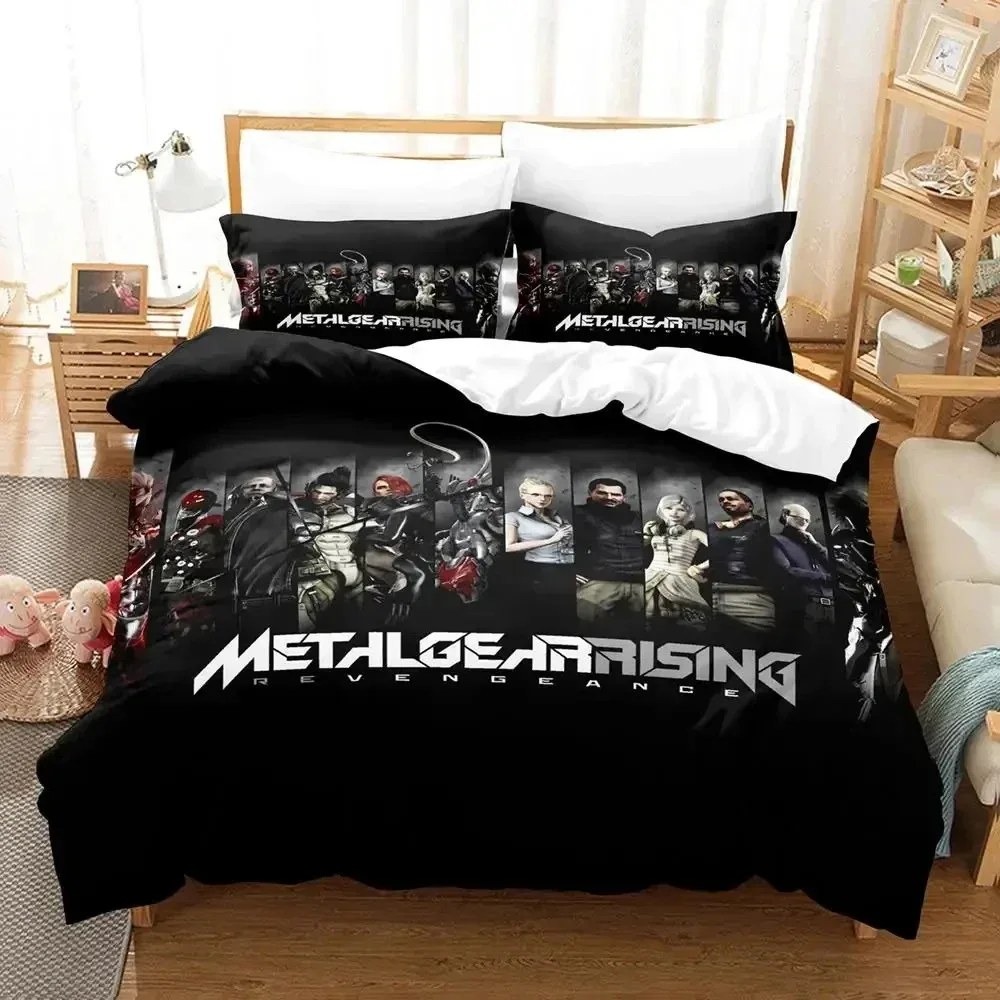 Game Metal Gear Rising Revengeance 3D NEW Duvet Cover Pillowcase Bedding Set Adult Boy Girl Bedroom Children Single Double Large