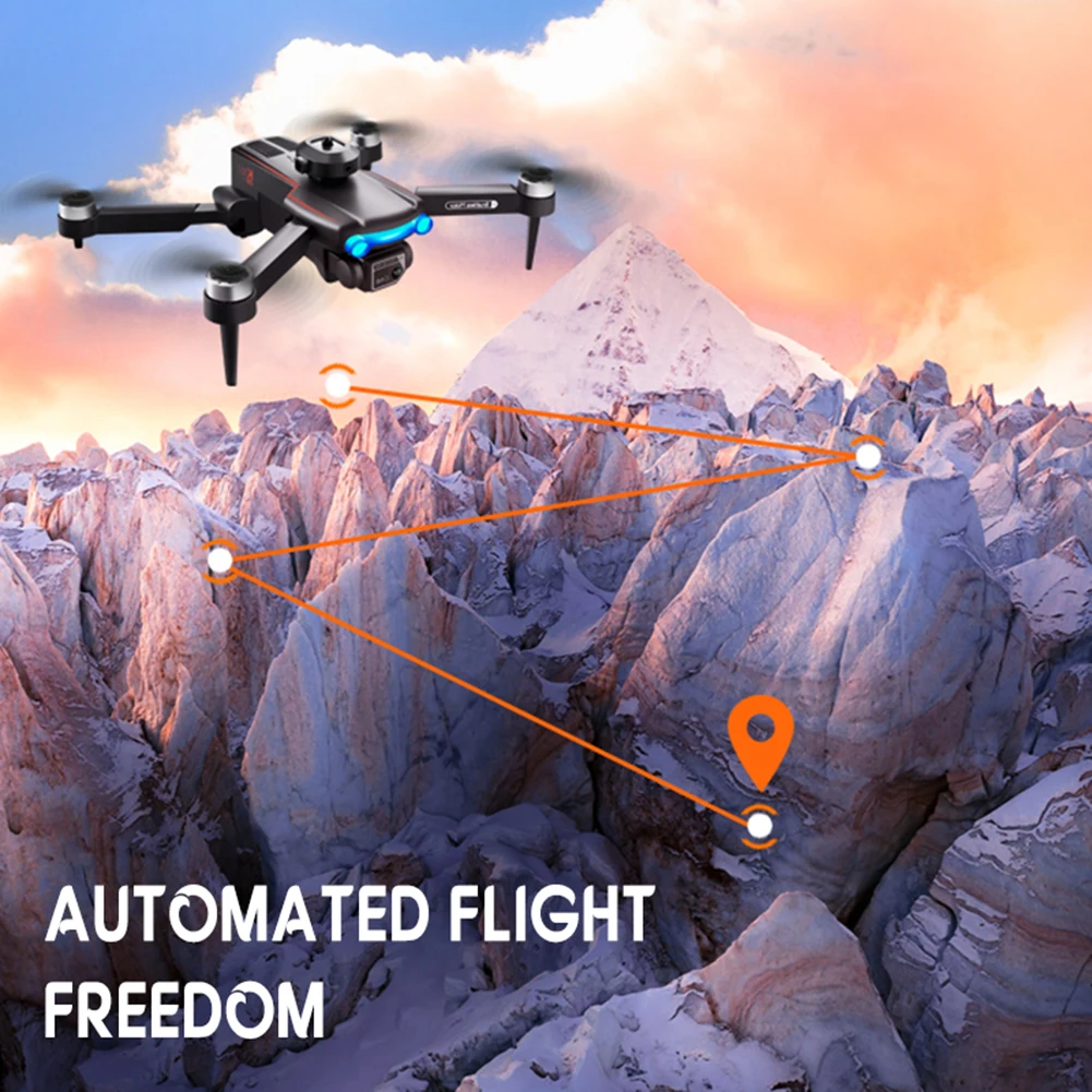 Brushless Motor Aerial-Drone with Storage Box 360° Flip Speed Adjustment Quadcopters for Outdoor Travel