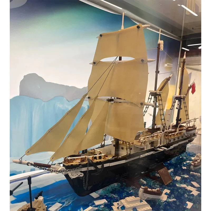 

10335 Shackleton Ship Resistance Moc Building Blocks DIY Assembling CityBricks Toys Gift For Children For Adults New Year's Gift