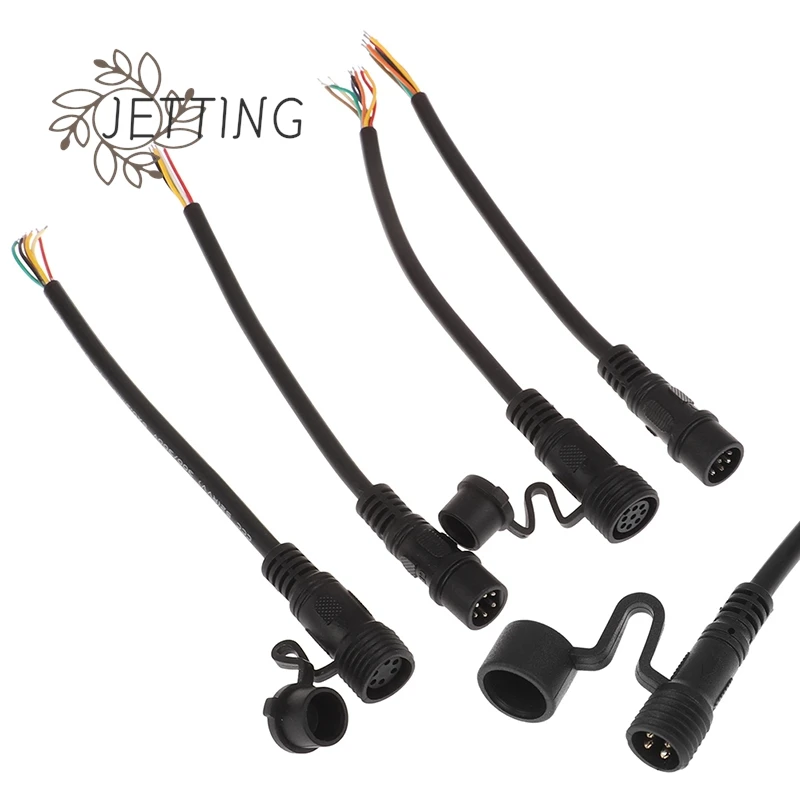 2/3/4/5/6/7/8 Pin Industrial Male and Female Socket Plug Circular Power Connector Waterproof Plug Outlet With Dust Cover