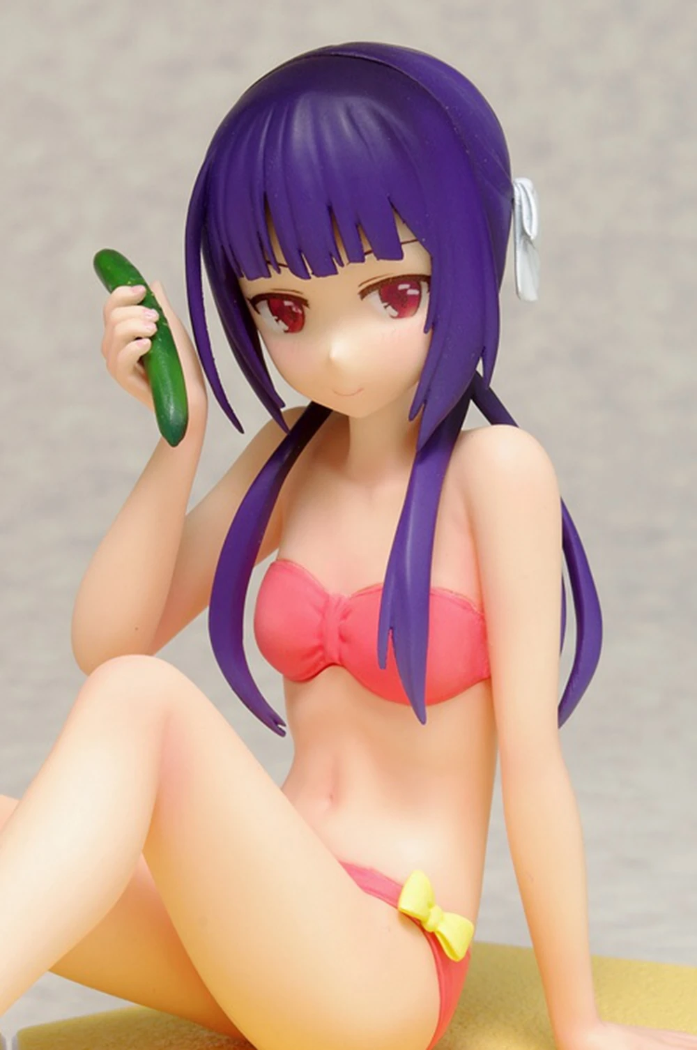 9CM Anime No-Rin Kinoshita Ringo Figure Beach Queens Series Swimsuit Sitting Anime Model Toy Gift Collection Action Figure PVC