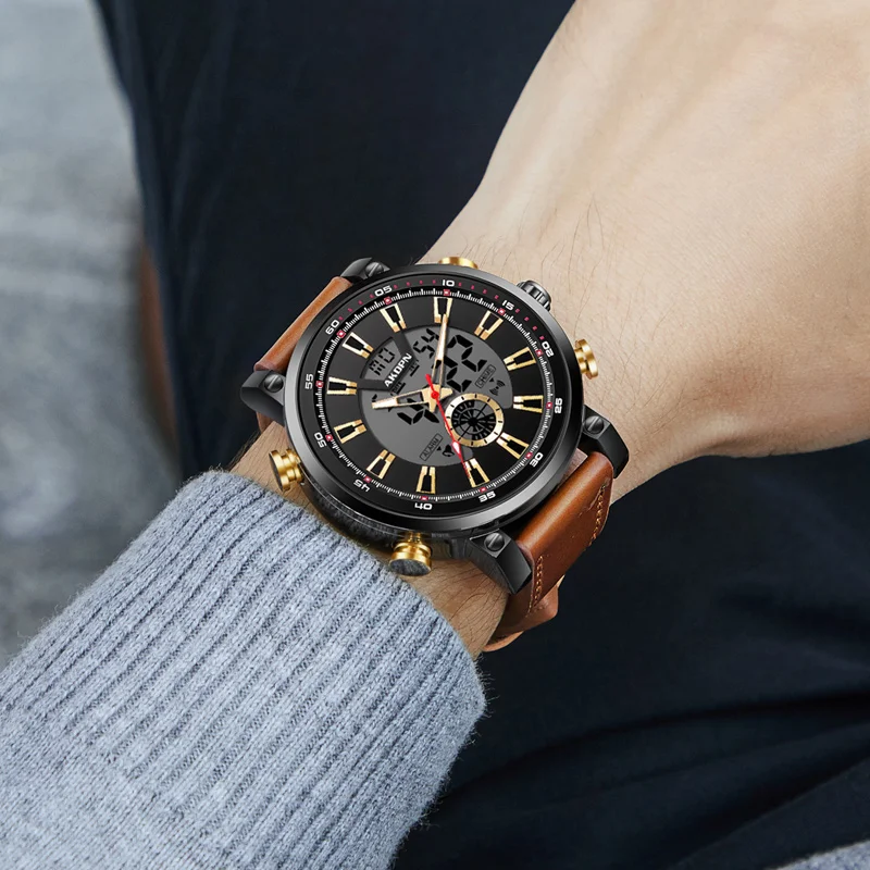 

Мужские часы, многофункциональные спортивные часы на открытом воздухе, кварцевые светодиодные часы, мужские модные повседневные часы, военные наручные часы, relógios masculin