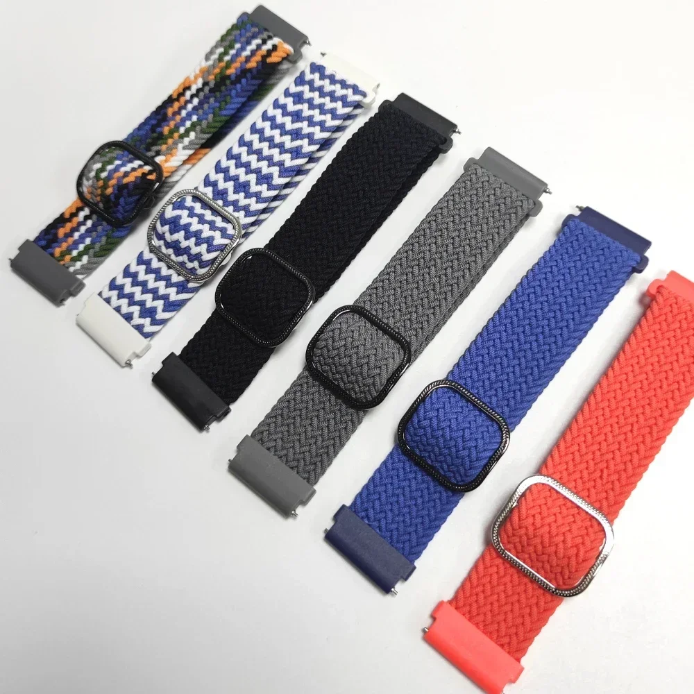 Für Amazfit Bip Max Bip6 5 UNITY Bip3 U S Pro 20mm 22mm Nylon-Fallschirm-Uhrenarmband für Amazfit Balance 2/Cheetah 2 Sportarmband – Detail 29
