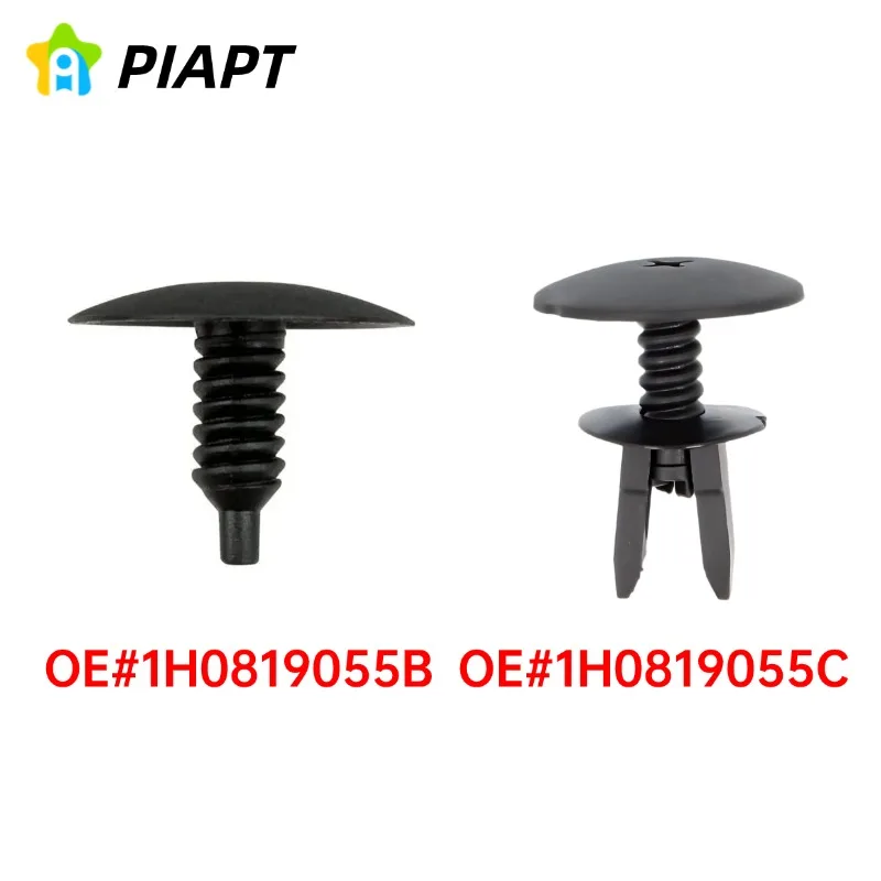 7 Pcs Car Plastic Retainer Clips Deflector Panel Trim Clip for VW Golf MK3 98-12