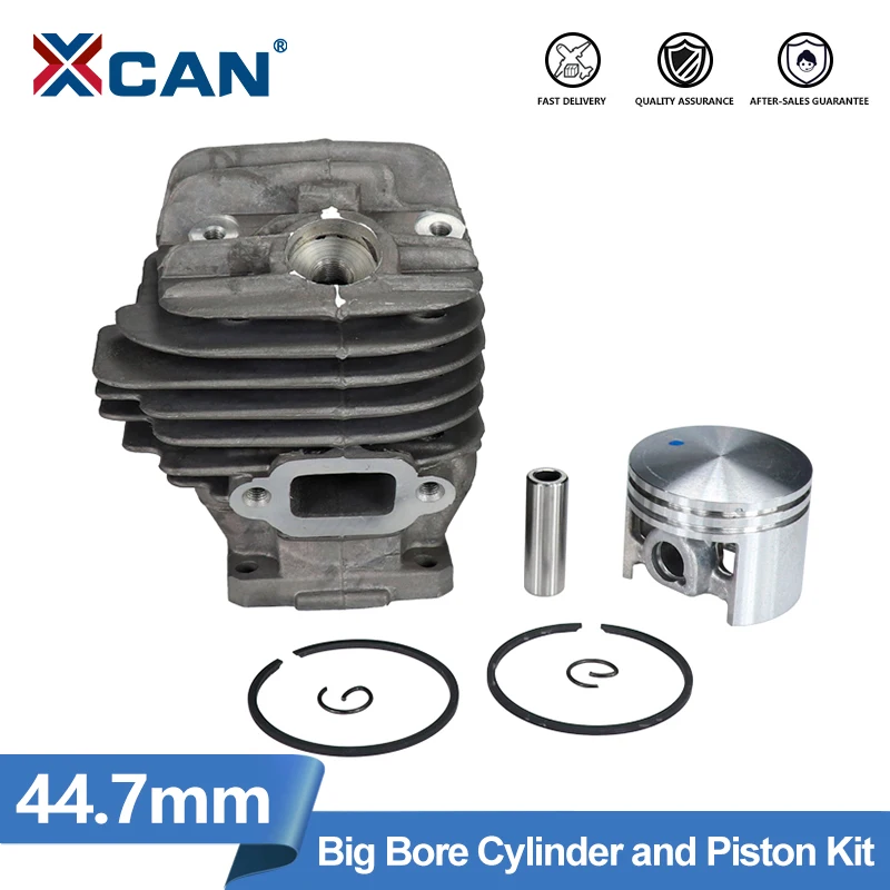 

XCAN 44.7MM Big Bore Cylinder and Piston Kit 1121 020 1217 for Stihl MS260 026 026PRO Gaskets Chainsaw Garden Power Tools Parts