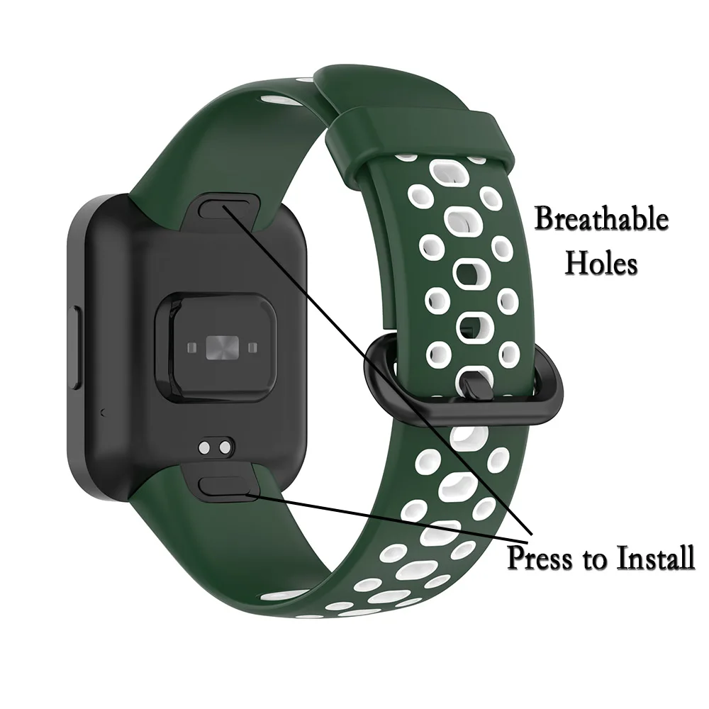 Silicone Strap For Xiaomi Redmi Watch 2 Lite band Watchband Replacement  wristband sport Correa Bracelet XiaoMi Mi Watch 2 Strap