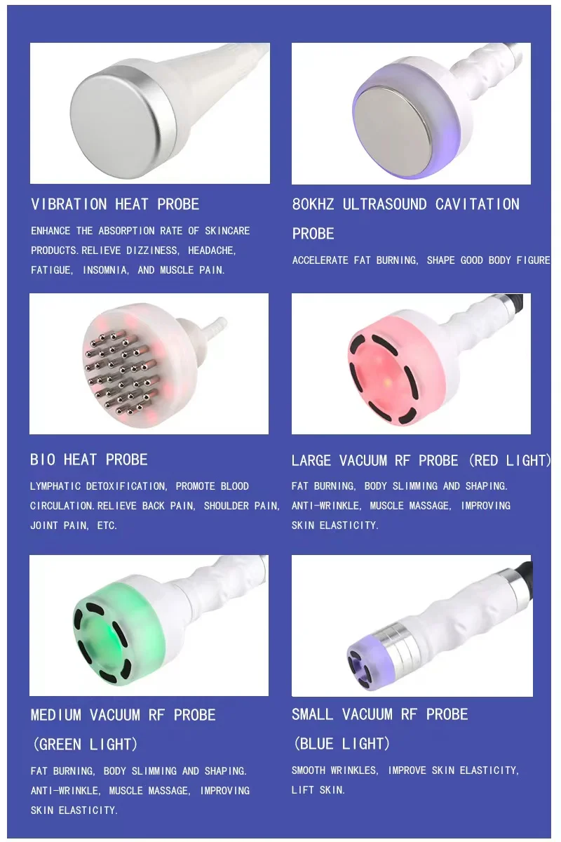 80K التجويف RF آلة التخسيس الجسم فقدان الوزن السيلوليت الموقد المضادة للتجاعيد شد الوجه جهاز الجمال ث #5