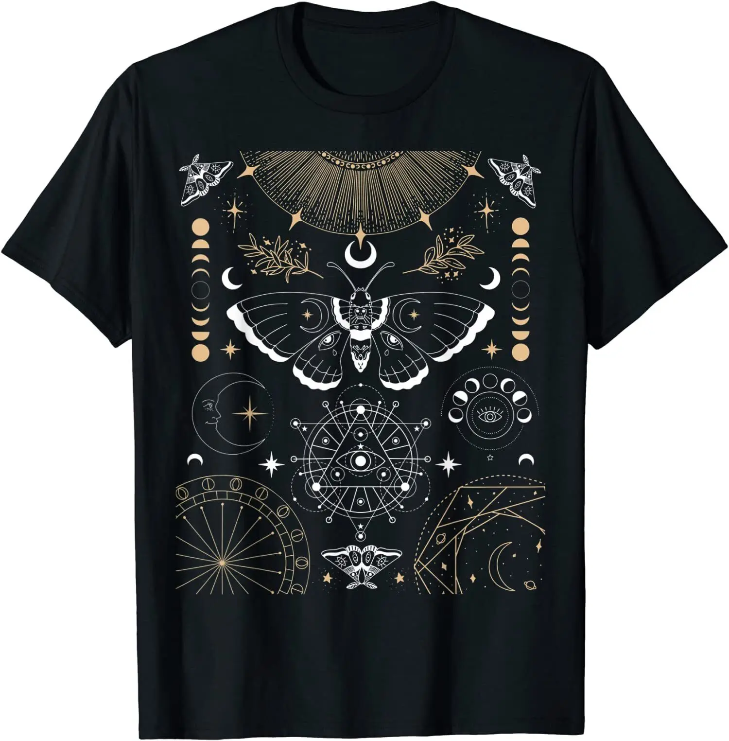 

NEW LIMITED Luna M0th Moon Phases Dark Aesthetic Design Gift Idea T-Shirt S-3XL