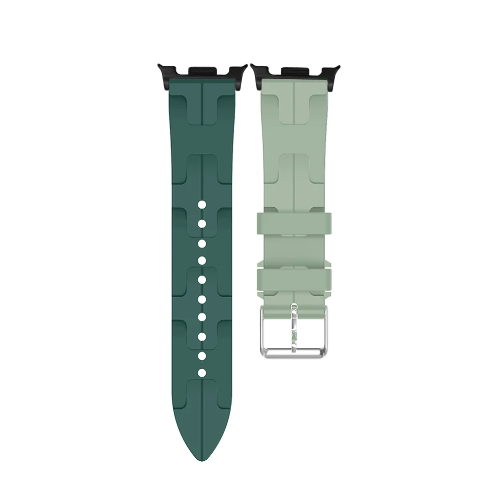 

Woven Silicone Strap For Samsung Galaxy Watch 8 44mm 40mm Bracelet Sport Watch Band Men Women Breathable Skin-friendly Strap