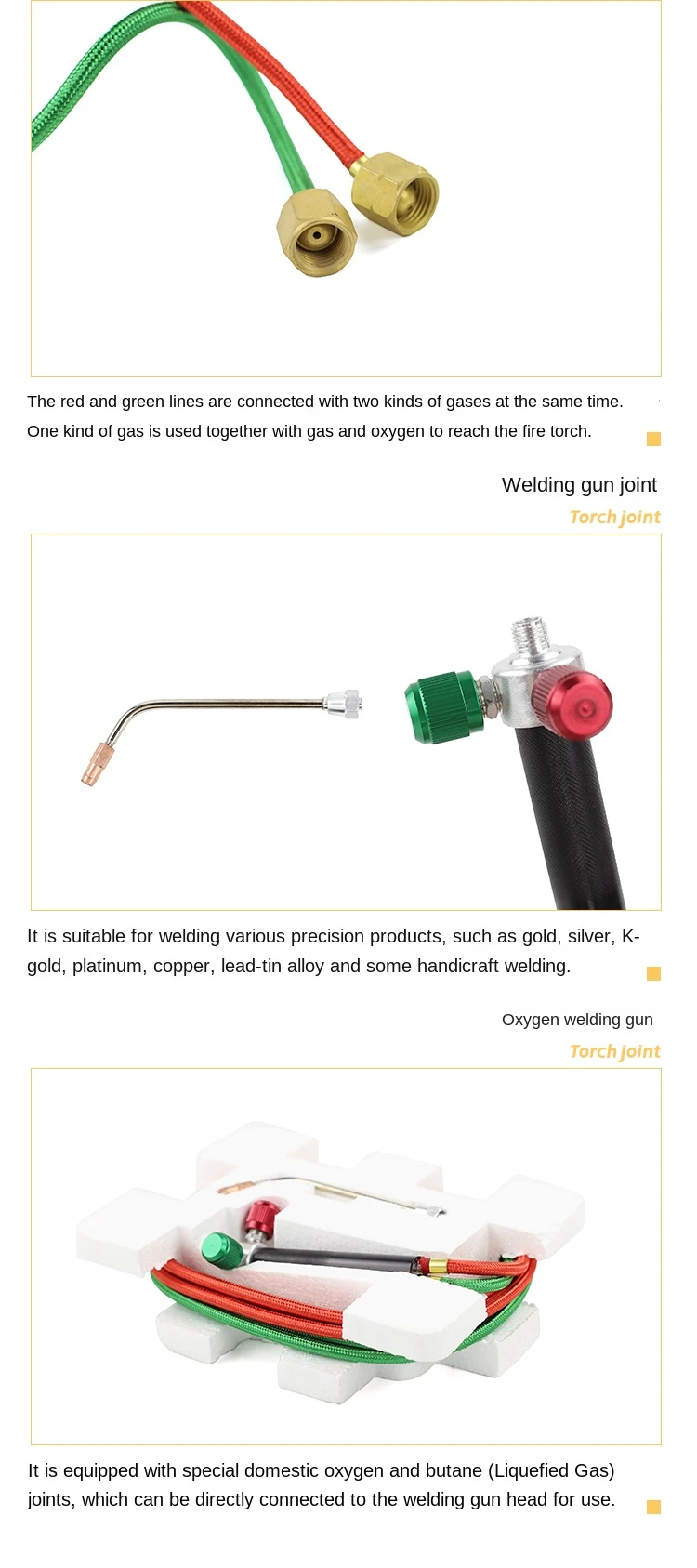 NIPUIKA Gold Welding Torch Mini Smith Soldering GoldSmith Equipment With 5 Tips Jewelry Making Tools