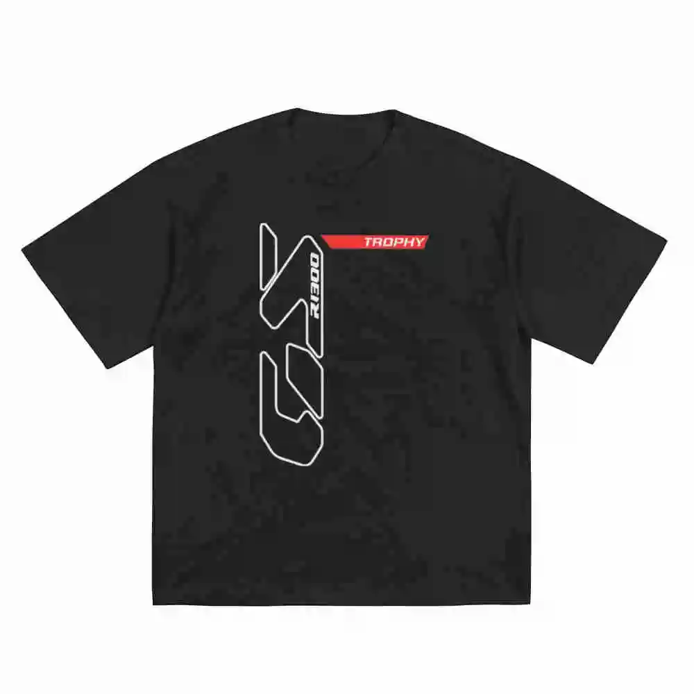 R 1300 GS Triple Logo Short Sleeve Tee 100% Cotton T-Shirt