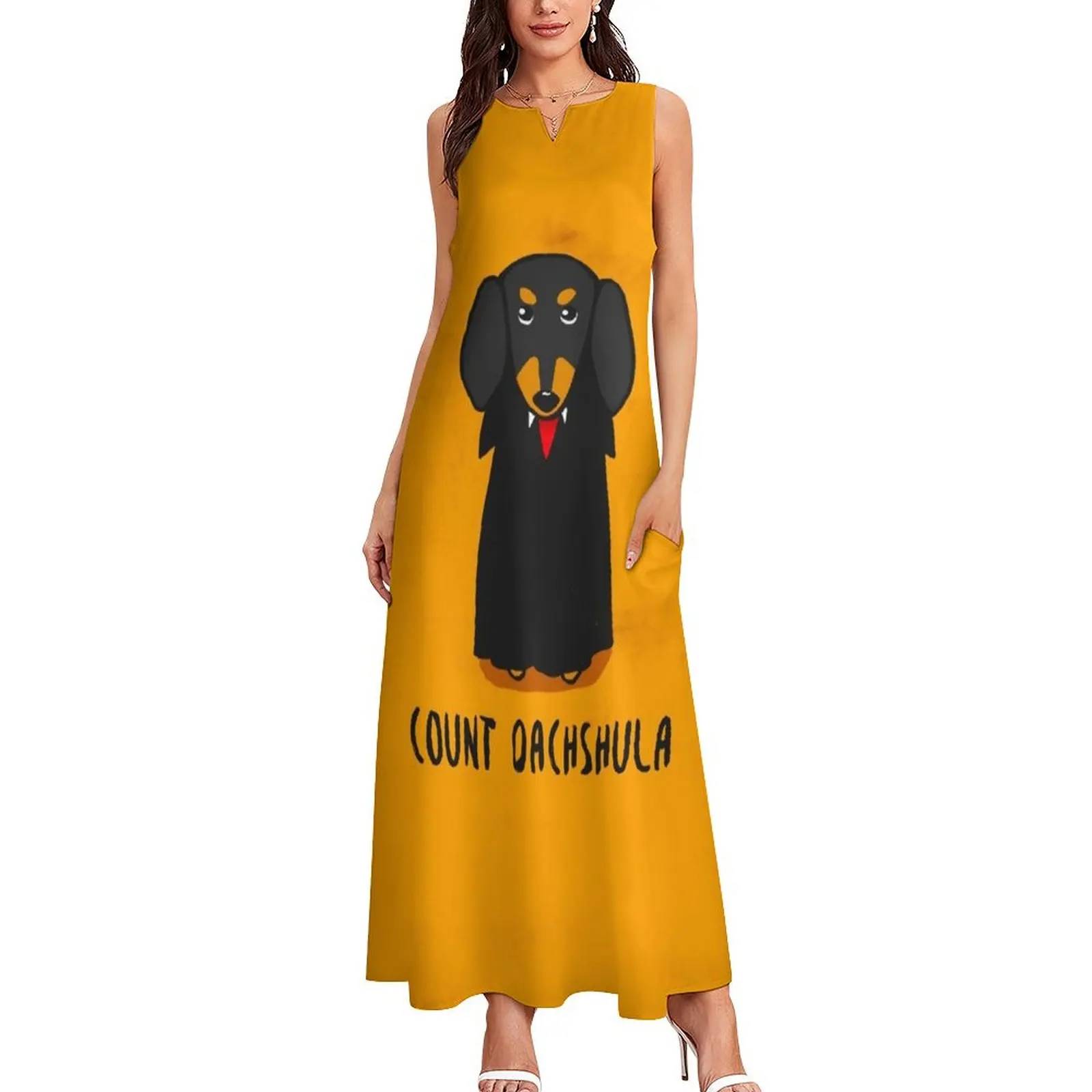 Count Dachshula Long Dress party dress women elegant luxury summer dress daily women dresses women clothes