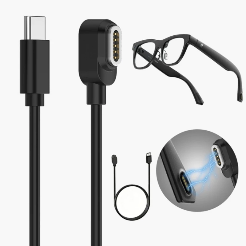 P5EA Premium Charging Wire For AR Glasses Eyewear Charging Cord With Reinforced Joint And Flexible 100cm Cable