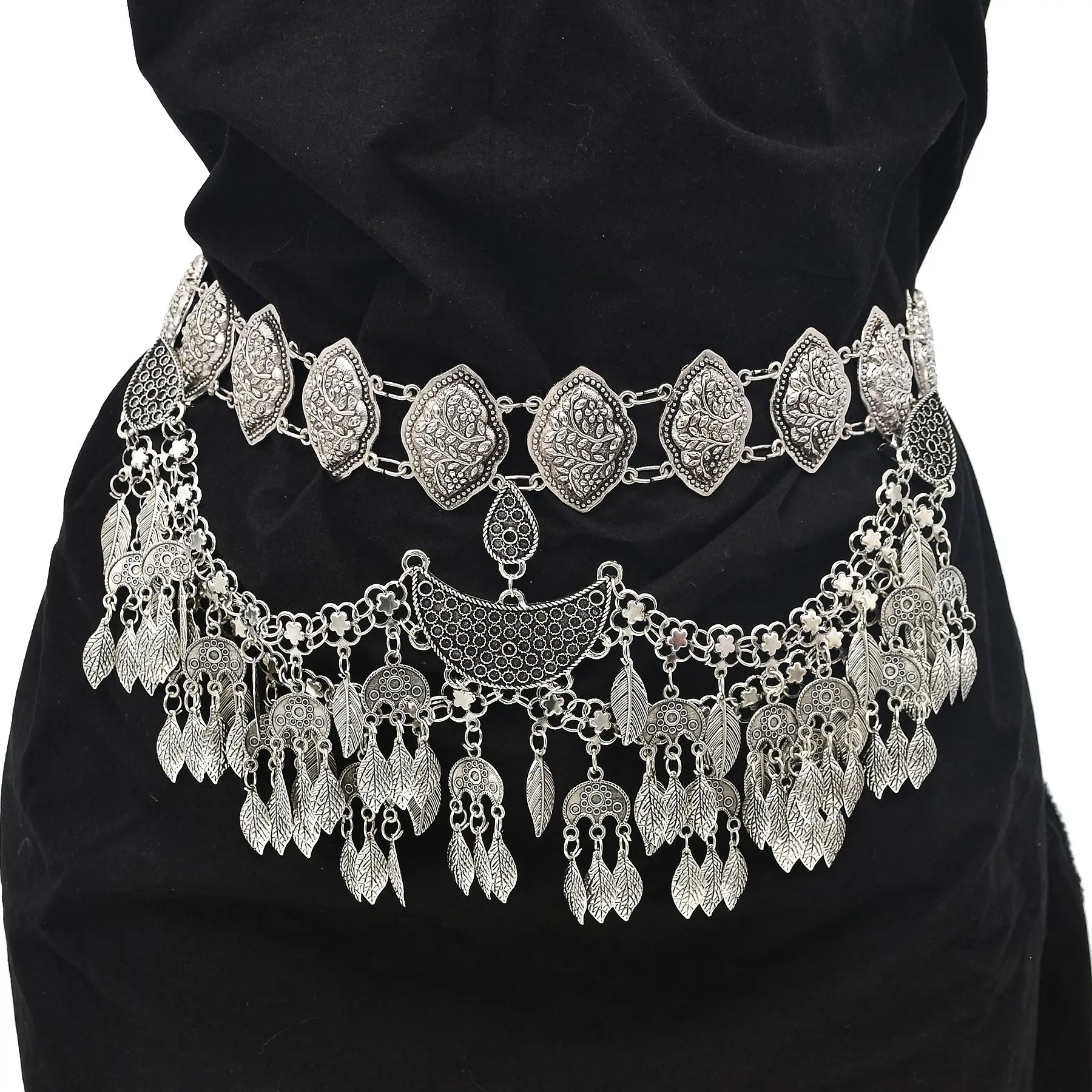 Vintage Silver Ethnic Multilay - Ethnic Fashion Pakistan review and price