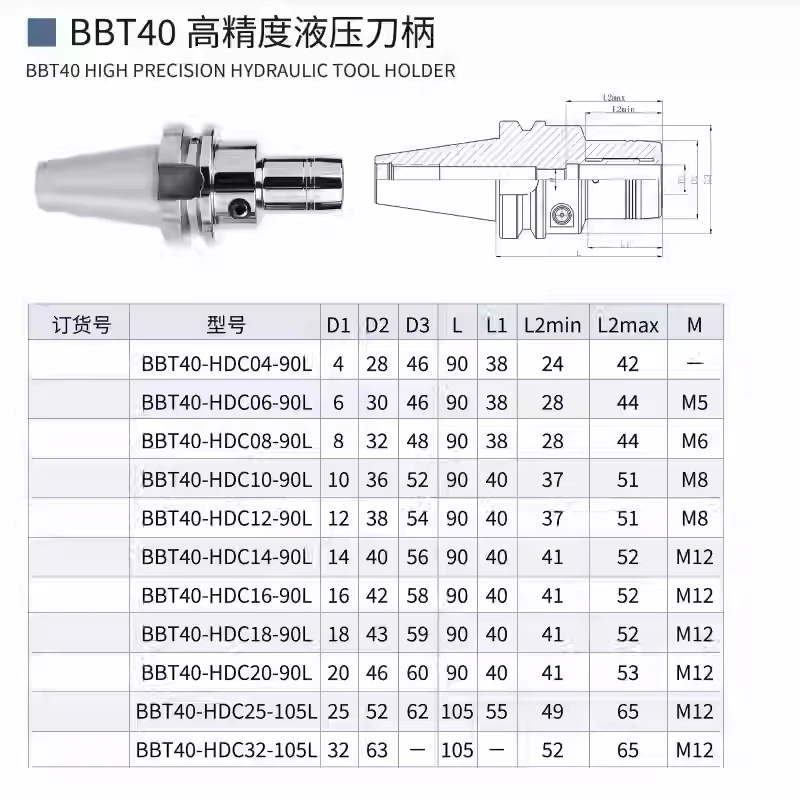 BBT40 Tool Holder B… - image