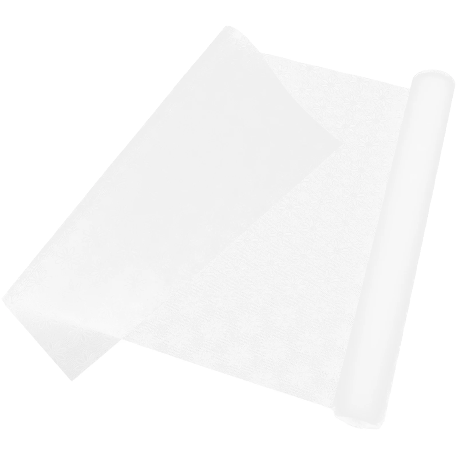 

EVA Protective Pad 300x45cm Transparent Flower Anti-slip Kitchen Shelf Liner for Cabinets Drawers Wardrobes Storage