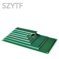 2x8 3x7 4x6 5x7 6x8 7x9 8x12 9x15cm Green PCB Dual Panel Board DIY Universal Prototype Board Protoboard Kit 2
