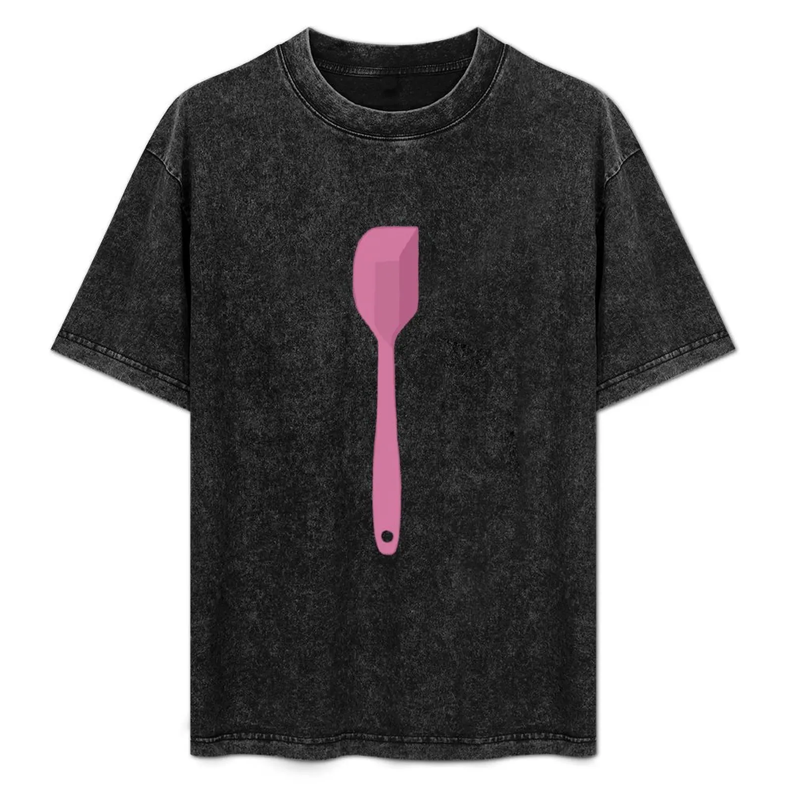 

Pink Spatula T-Shirt croswit shirt man basketball graphic tees Men's cotton t-shirt