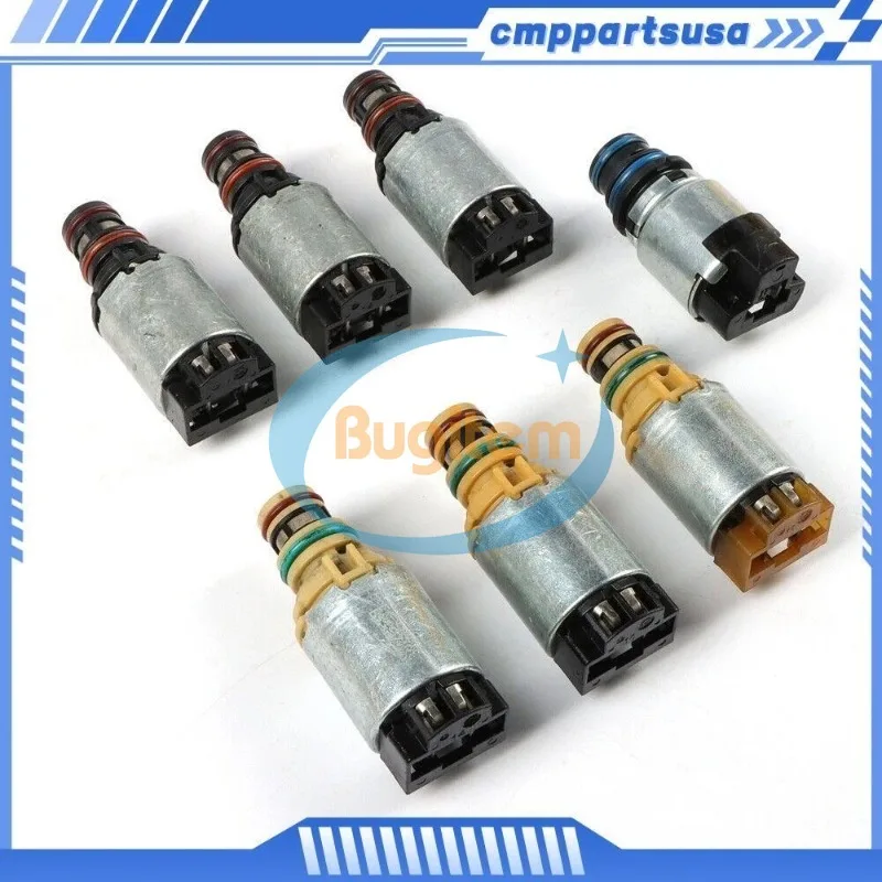 7PCS/Set Automatic Transmission Solenoid Set 2048150A 6T30 6T45E 6T40 6T45 6T50 For Chevy Cruze LaCrosse Malibu Buick