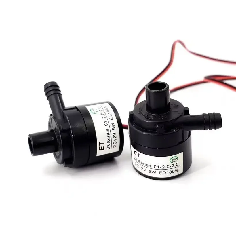 Mini silent high efficiency submersible pump DC12V large flow DC brushless water pump large DIY experimental pump