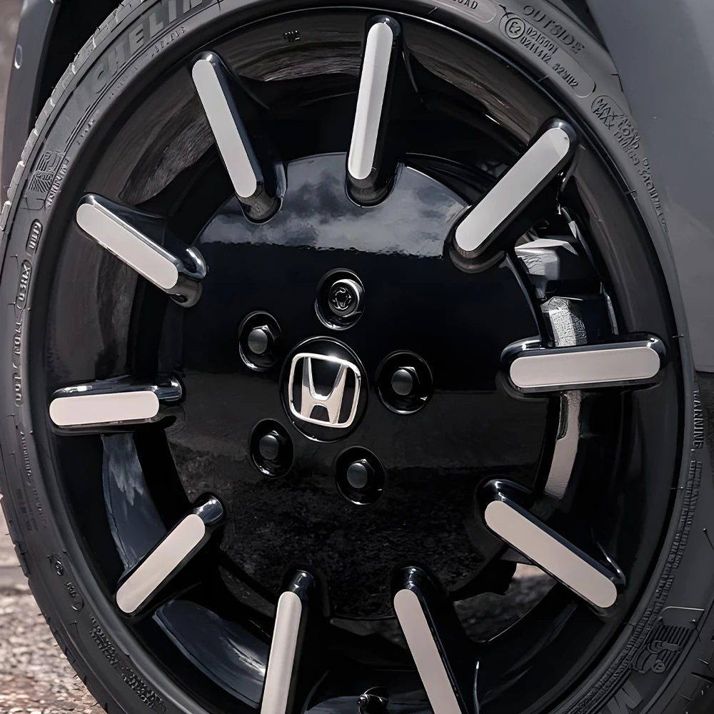 4 قطعة 58/69 مللي متر سيارة عجلة مركز قبعات شارة شعار محور حافة غطاء شعار اكسسوارات لهوندا نوع S R VTEC Modulo Vezel #4