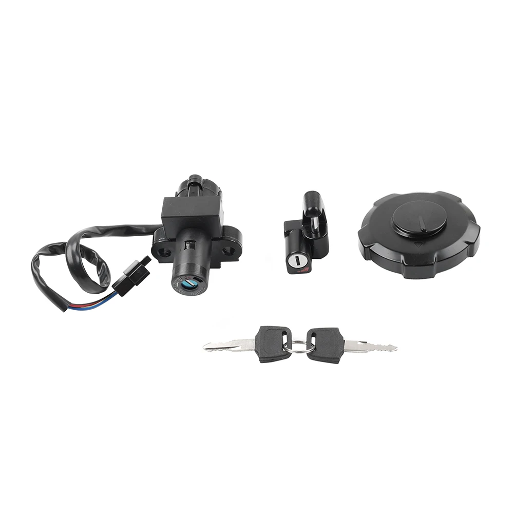 Motor Ignition Switch Fuel Tank Cap Helmet Lock Key Set For Honda XR650 XR650L 1993-24
