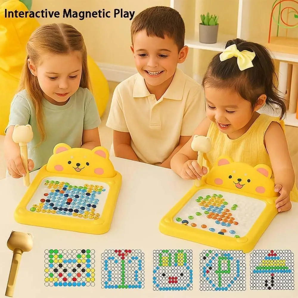 Nuovo cartone animato tavolo da disegno magnetico riutilizzabile Boost sviluppo abilità apprendimento giocattolo giocattolo da disegno portatile