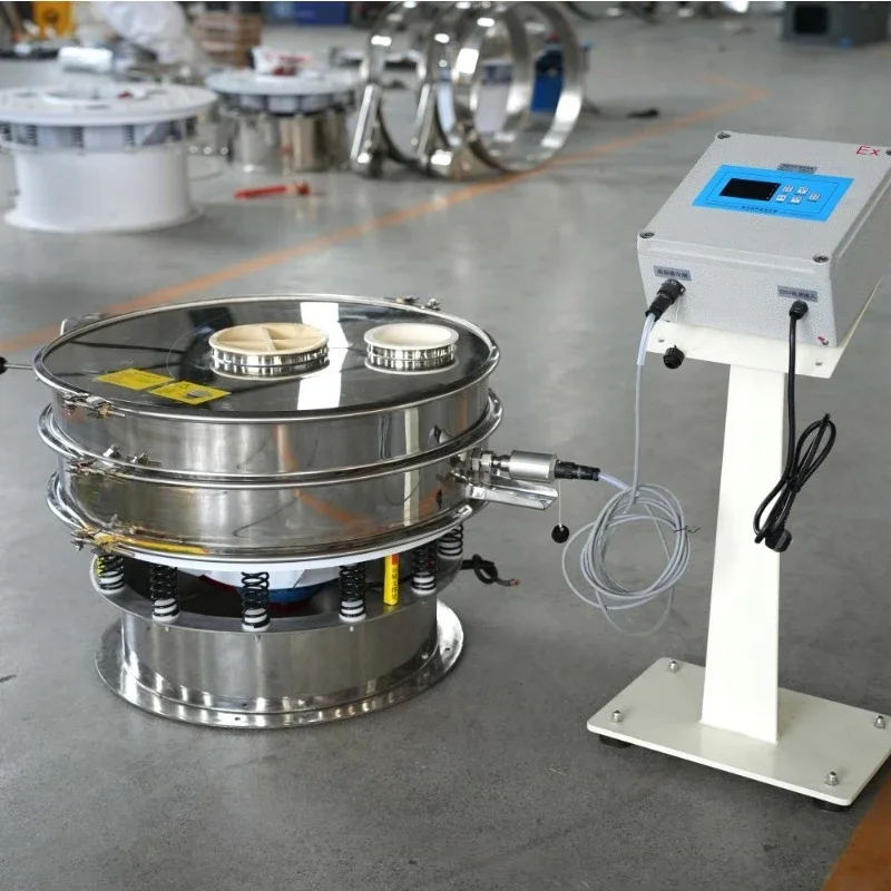 Spices and Herbs Ultrasonic Rotary Screen Food Industry Round Shaker