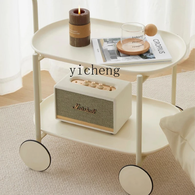 

ZF Creative Sofa Side Table Internet Celebrity Corner Table Simple Cream Style Storage Removable Small Coffee Table