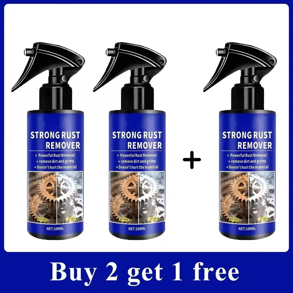 Automotive Car Rust Remover Spray Clean Metal Iron Snel Auto Uitlaatpijp Roest Ontroestende Spray Vlekverwijderingsmiddel - afbeelding 1