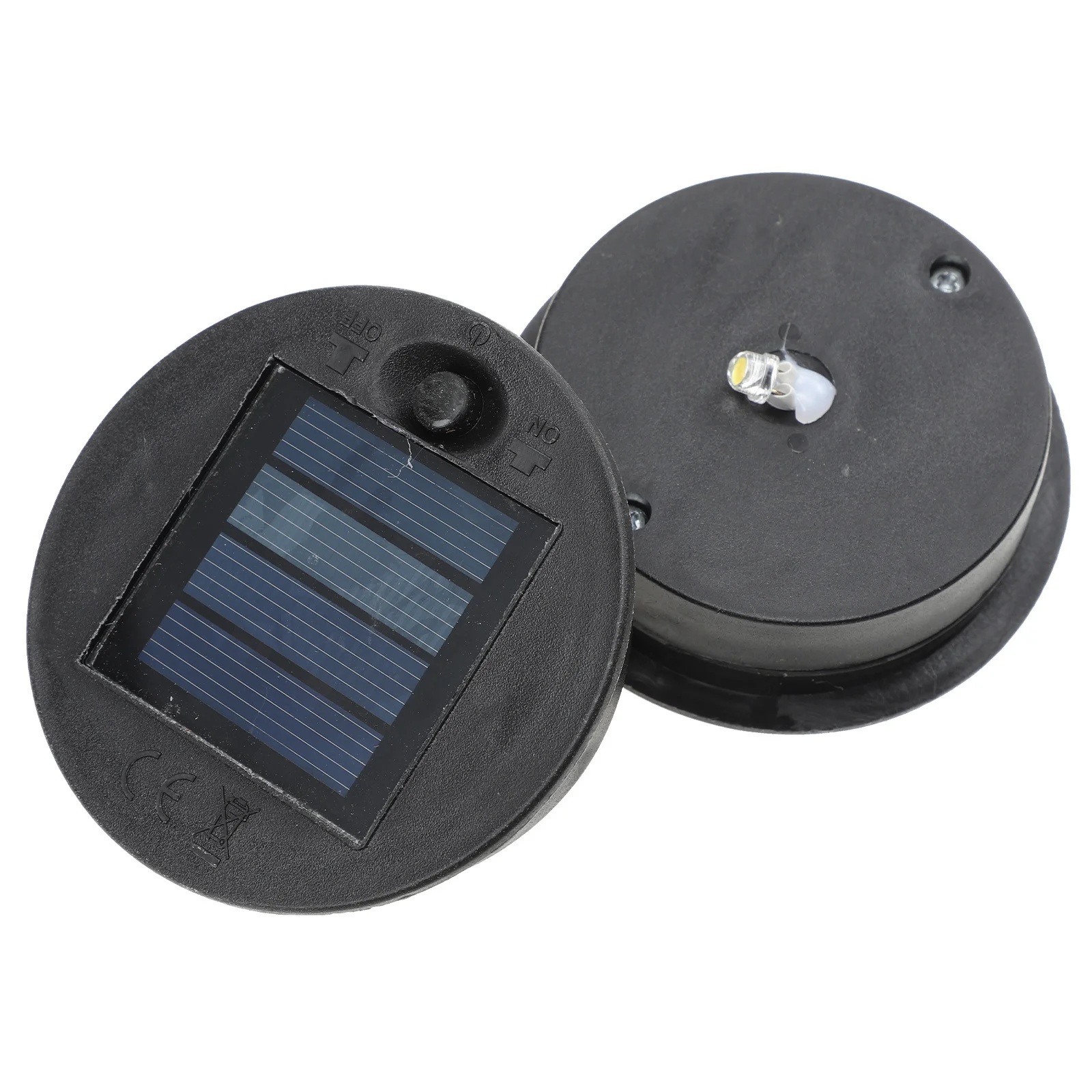 

2Pcs Solar Container Durable Safe Box Accessories for DIY Lantern Lamp Crafts Lightweight Portable Light