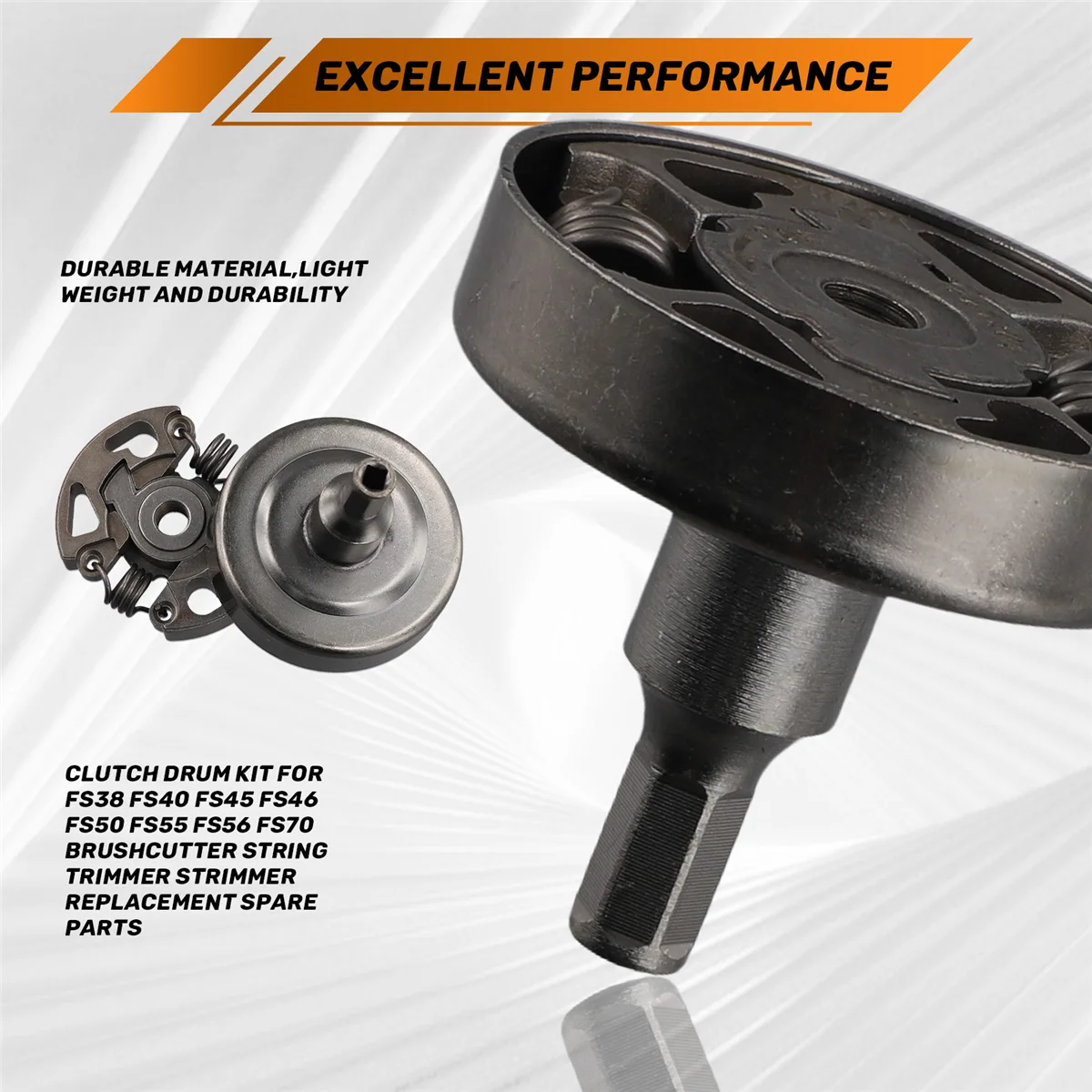 Горячий новый комплект барабанов сцепления для Stihl FS38 FS40 FS45 FS46 FS50 FS55 FS56 FS70, кусторез, триммер для травы, запасные части