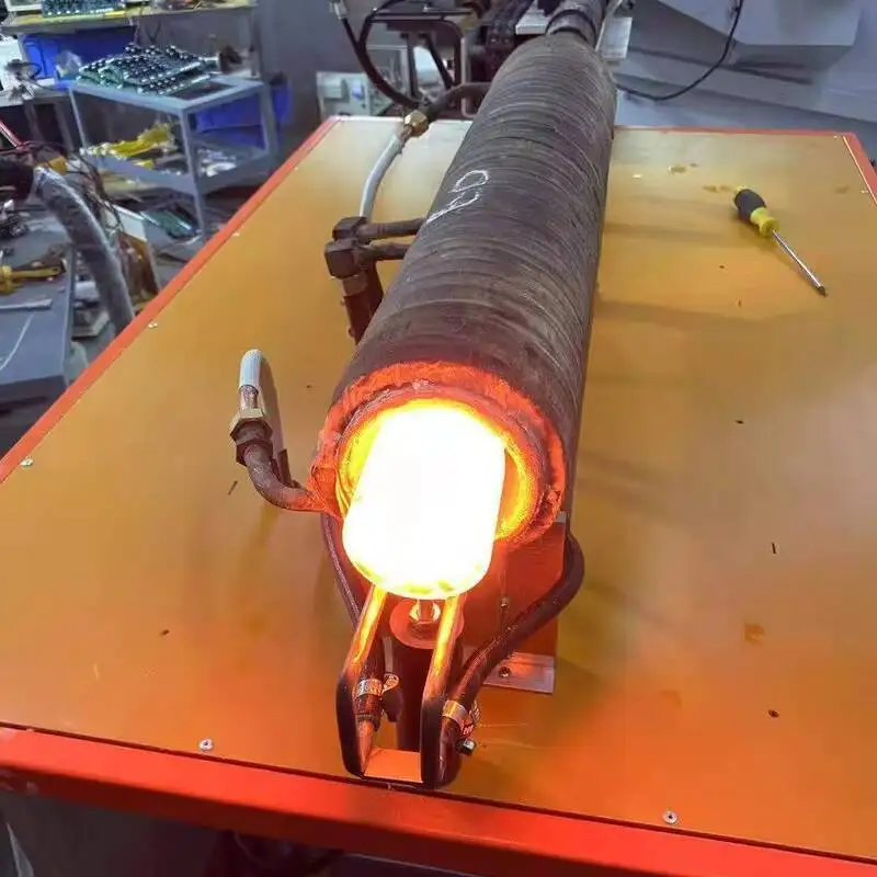 New Industrial Electric Fast High Frequency Metal Heating Melting Furnace Factory Direct Supply Temperature